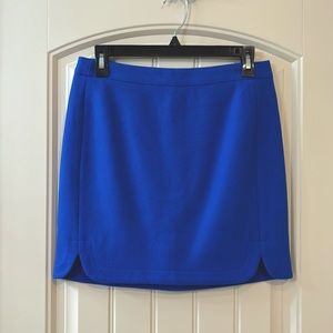 NWT Royal blue J. Crew mini skirt